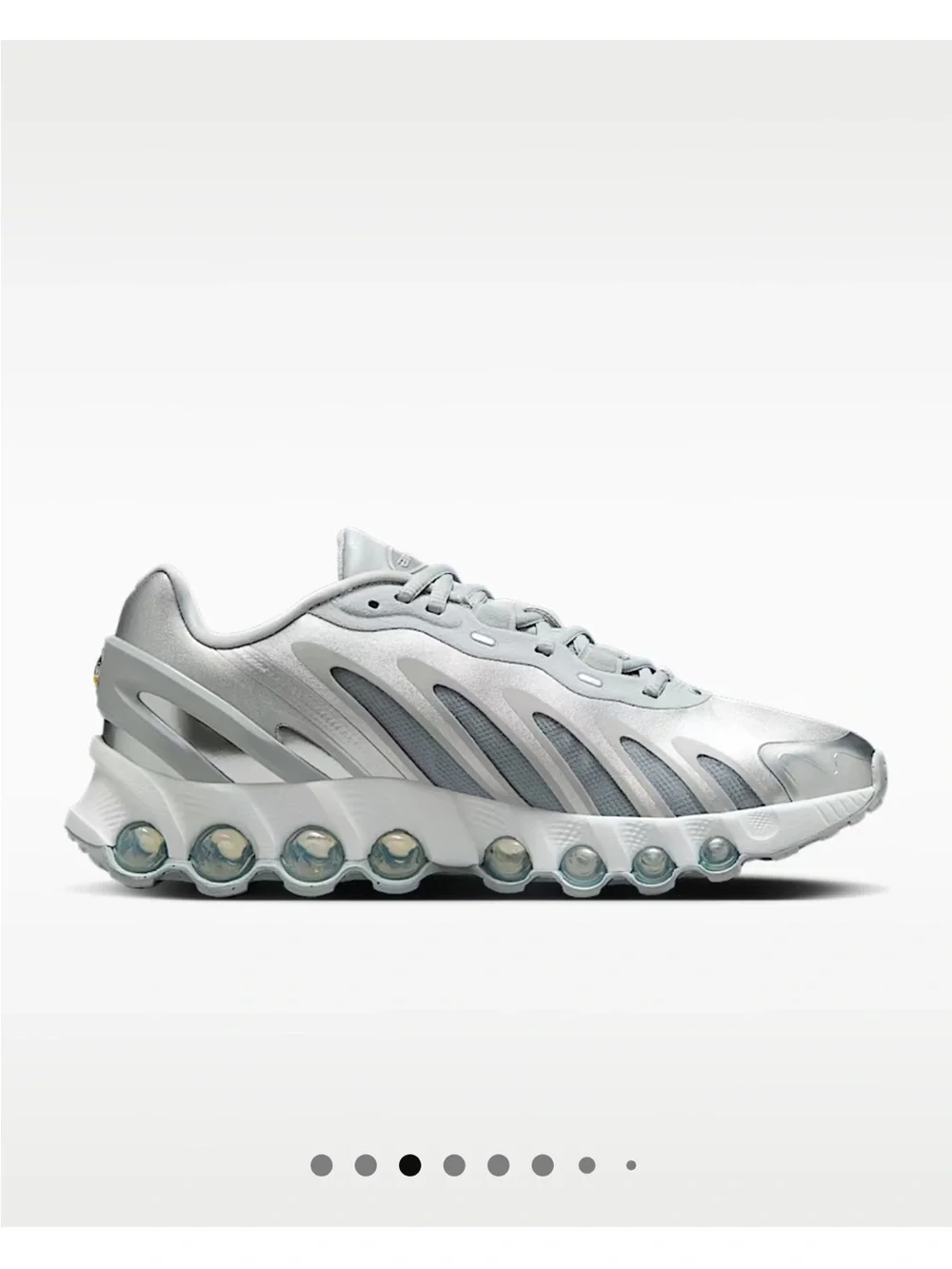 Nike Women’s Air Max DN8 Silver/Gray Lightweight Running Sneakers